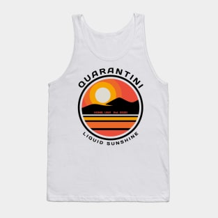 Quarantini - Home, USA 2020 - Liquid Sunshine Tank Top